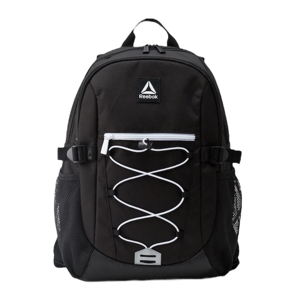 Reebok Black and White Men's Backpack